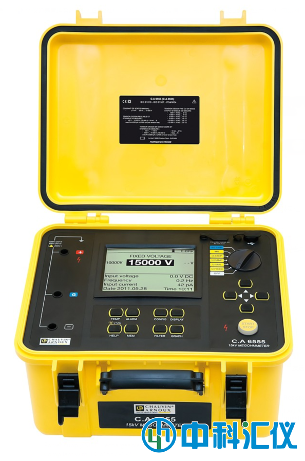 法國(guó)CA CA6555 10kV程式數(shù)字絕緣測(cè)試儀