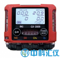 日本理研GX-2009便攜式復(fù)合氣體檢測(cè)儀